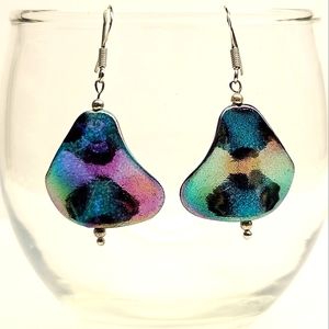 Triangle Beaded Earrings